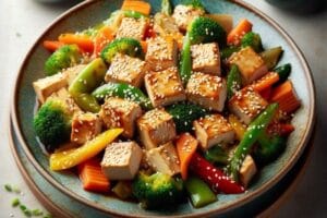 sesame chicken tofu