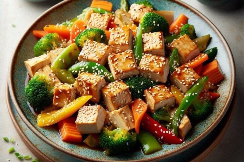 sesame chicken tofu