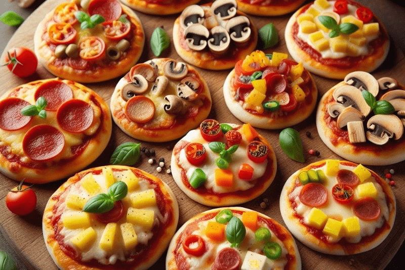 mini pizzas