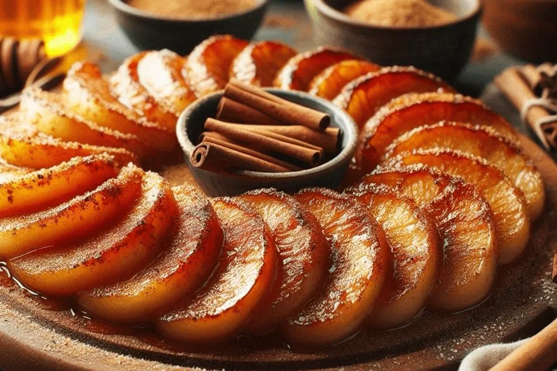 Cinnamon Sugar Apple Slices